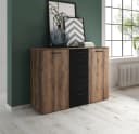 Home affaire Kombikommode Beta Schwarz Eiche 132cm Bild 1