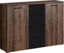 Home affaire Kombikommode Beta Schwarz Eiche 132cm Bild 2