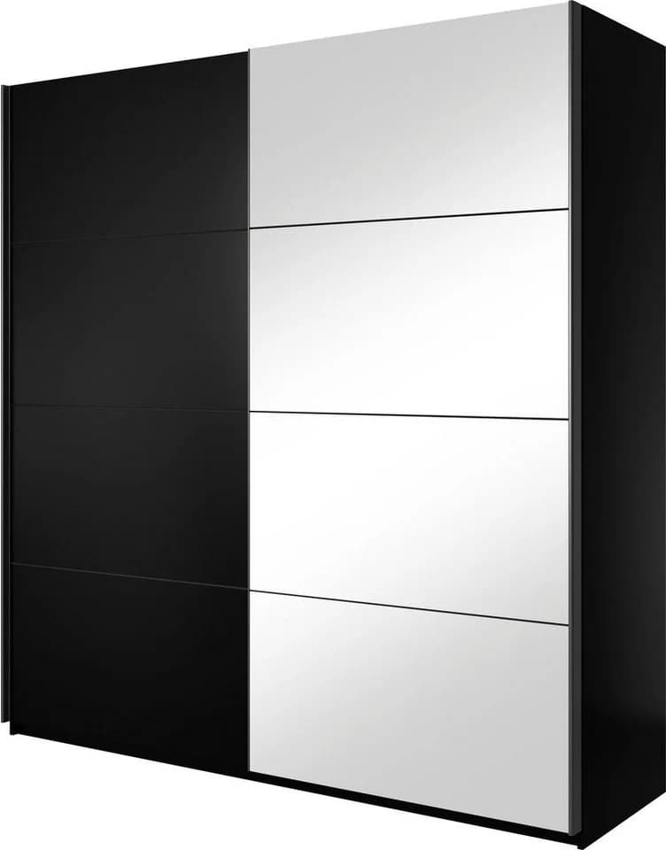 Home Affaire Schwebetürenschrank Beta Schwarz mit Spiegel - Bild 3