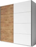 HOME AFFAIRE Galaxy Schiebetürenschrank 220cm Weiß/Eiche Bild 2