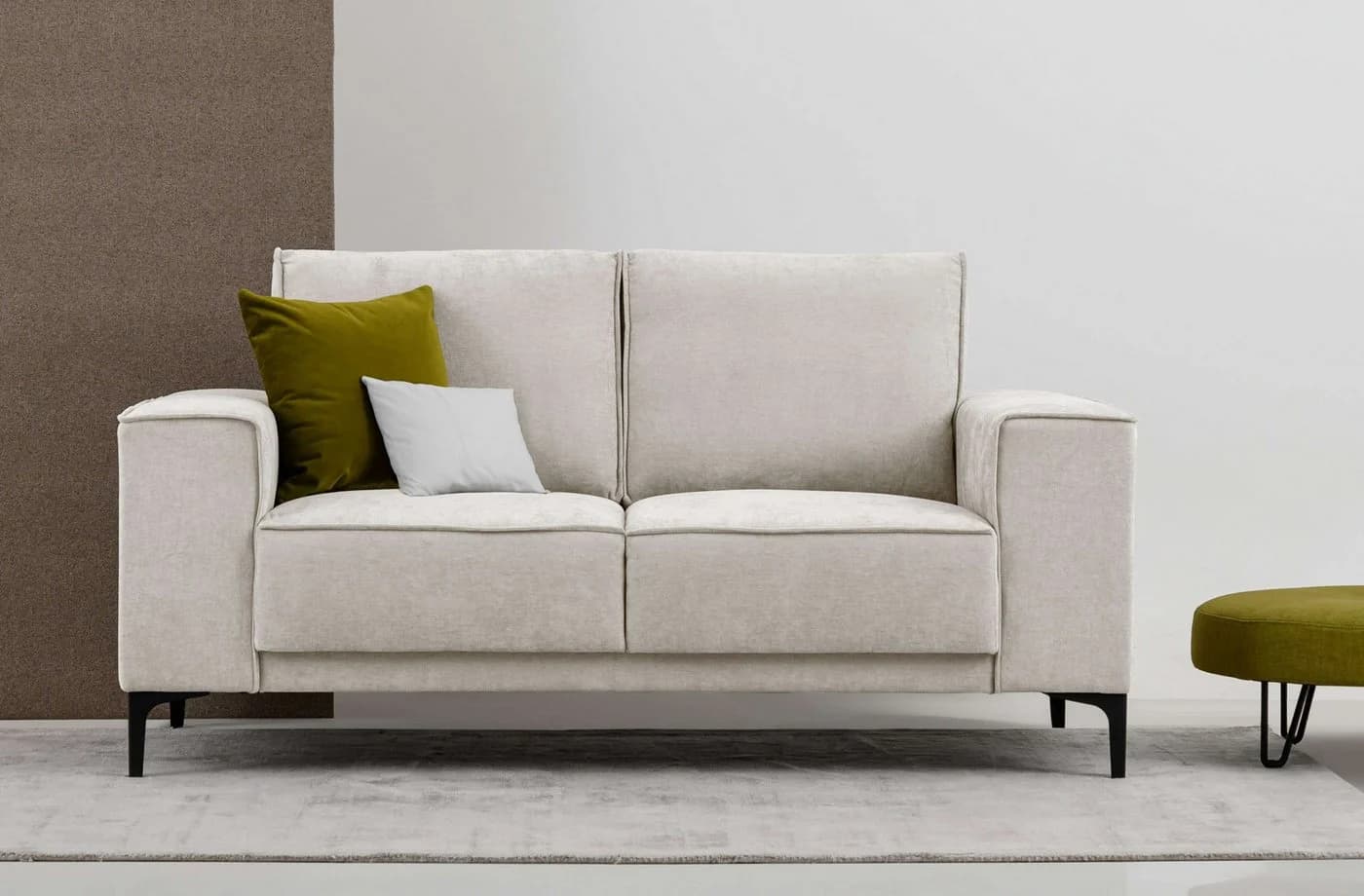 OTTO HOME Kompaktsofa Oland 2-Sitzer Braun Skandi Design - Bild 2