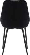 OTTO HOME Esszimmerstuhl Niam Schwarz Samtvelours 2er Set Bild 4