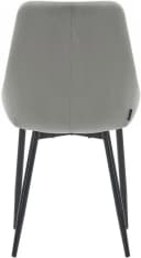 OTTO HOME Niam Esszimmerstuhl 2er Set hellgrau Samt Bild 4