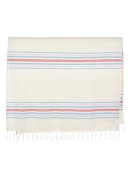 LASCANA Strandtuch Beige 100% Baumwolle Streifenmuster Bild 3