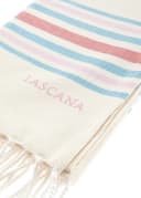 LASCANA Strandtuch Beige 100% Baumwolle Streifenmuster Bild 4