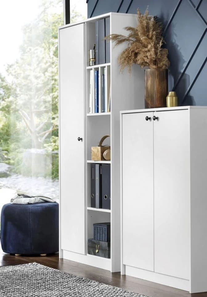 OTTO home Aktenschrank Licia Weiß Viel Stauraum Modern