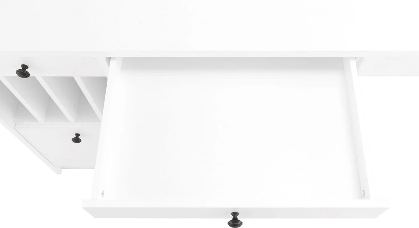 OTTO HOME Schreibtisch Licia Weiß Landhausstil - Bild 5