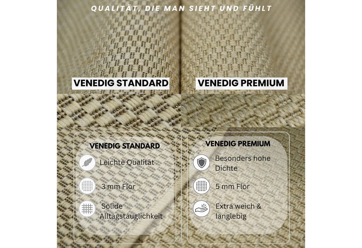 my home Teppich Venedig Sisal-Optik Grau - Bild 3