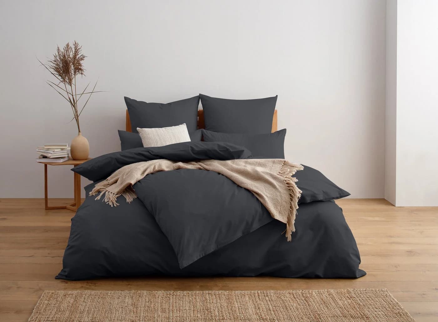 OTTO home Bettwäsche Luisa 2-tlg. 100% Baumwolle Grau Renforcé - Bild 2