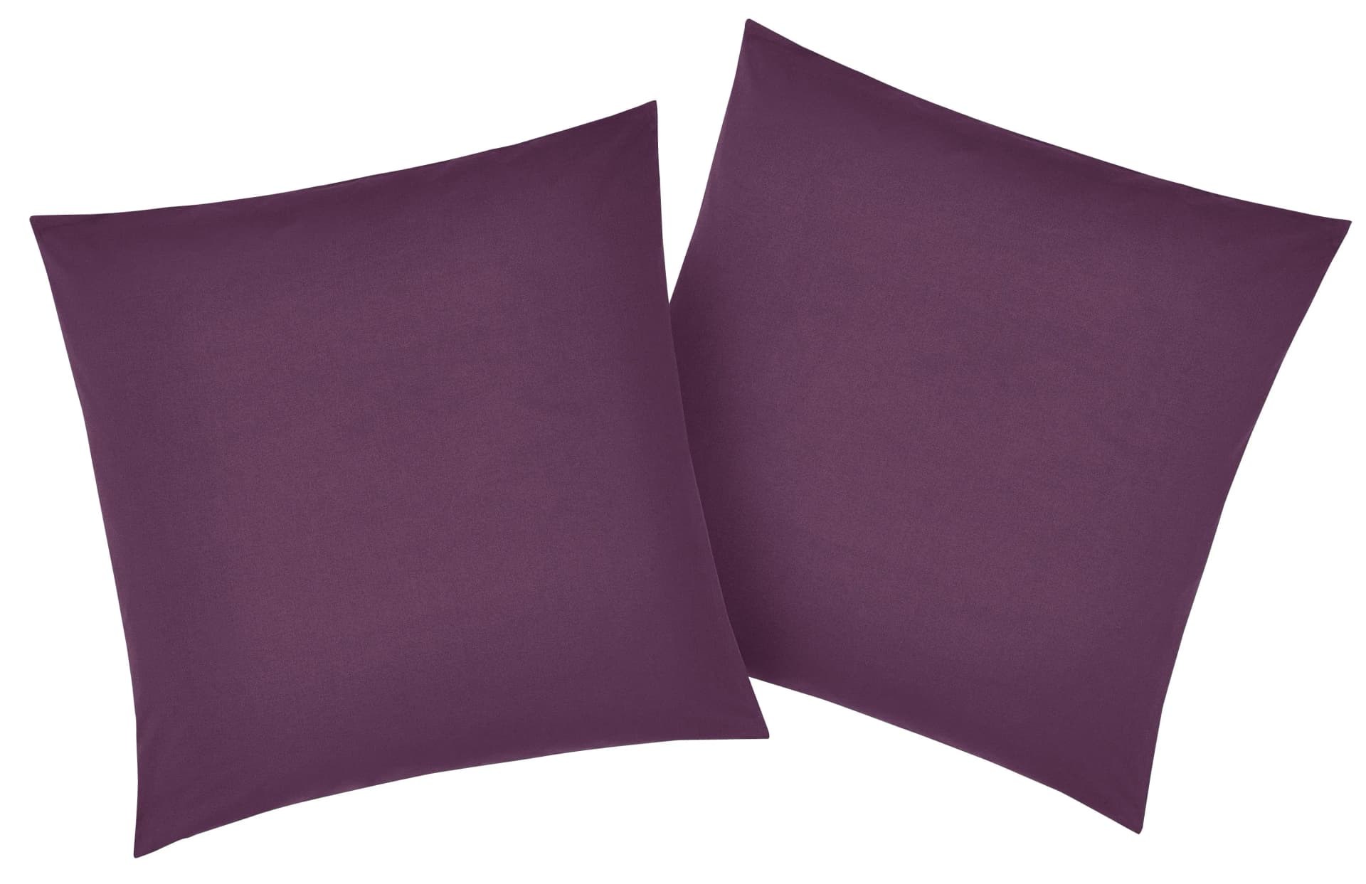 OTTO HOME Kissenbezug Luisa 80x80 cm Baumwolle dunkellila - Bild 5