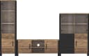 HOME AFFAIRE Wohnwand Olin Schwarz Matt Bild 1