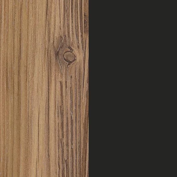 HOME AFFAIRE Sideboard Olin Braun Schwarz Matt Holzoptik - Bild 5
