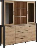 Buffet HOME AFFAIRE Aktiv Braun Schwarz Holzoptik Bild 2