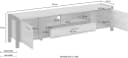 Home affaire Lowboard Aktiv Industrial Design Holzoptik Bild 5