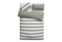 OTTO HOME Wendebettwäsche Big Stripe Seegrün Weiß 135x200cm Bild 1