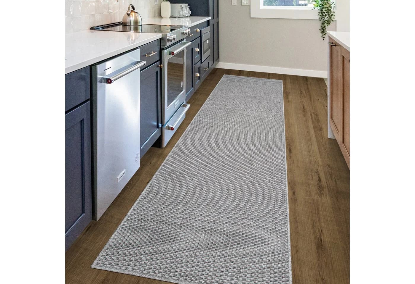 Teppich MY HOME "Venedig" Sisal-Optik Grau - Bild 2