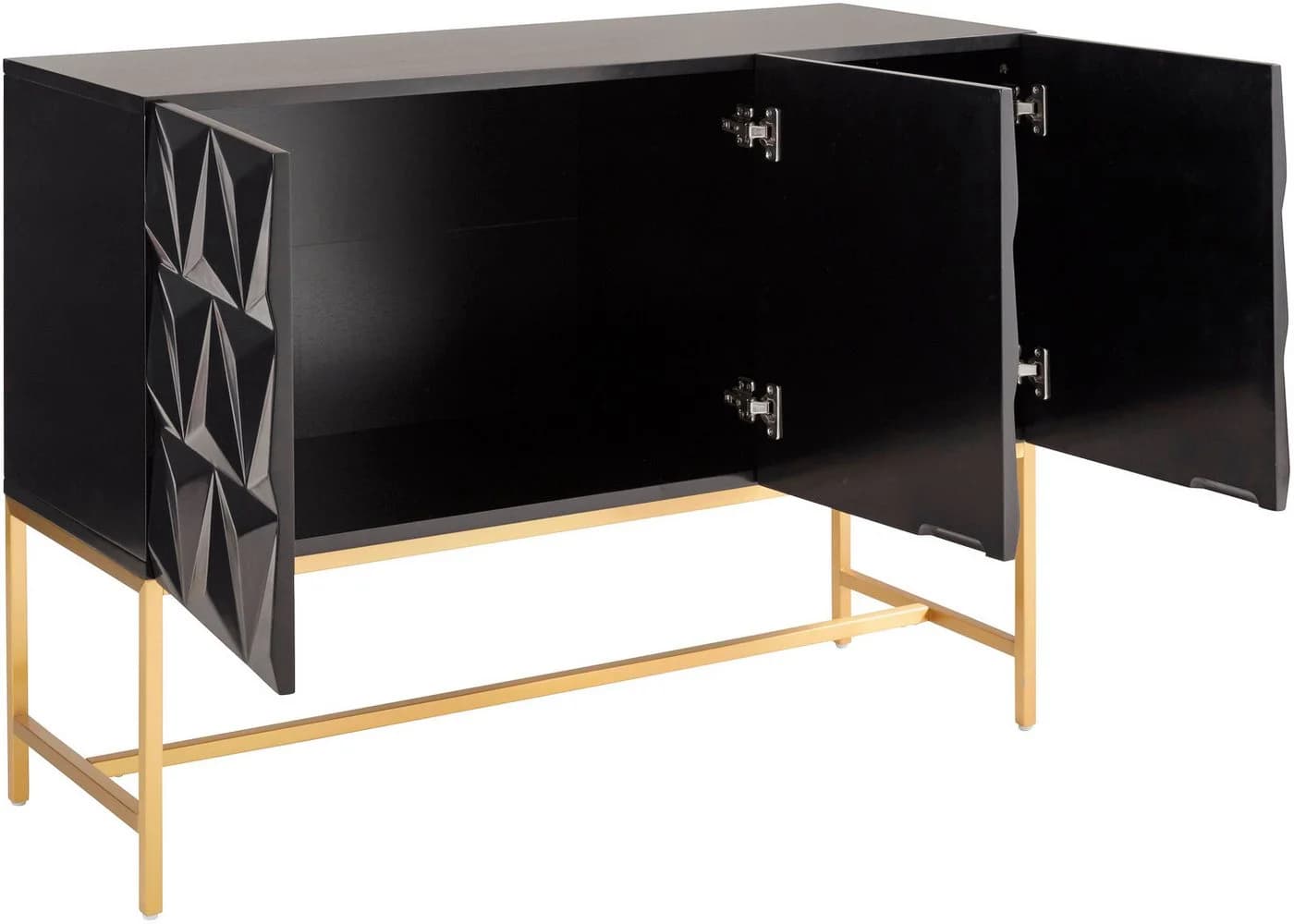 OTTO home Kommode Lavisha 3D-Optik Gold Metallgestell - Bild 5