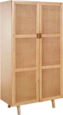 LeGer Home Highboard mit Rattan Einsatz 3 Fächer Bild 2