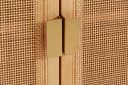 LeGer Home Highboard mit Rattan Einsatz 3 Fächer Bild 5