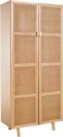 LeGer Home Highboard Lina Beige FSC-Zertifiziert Teilmassiv Bild 2