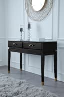 OTTO HOME Konsolentisch Borig Schwarz mit 2 Schubladen Bild 2