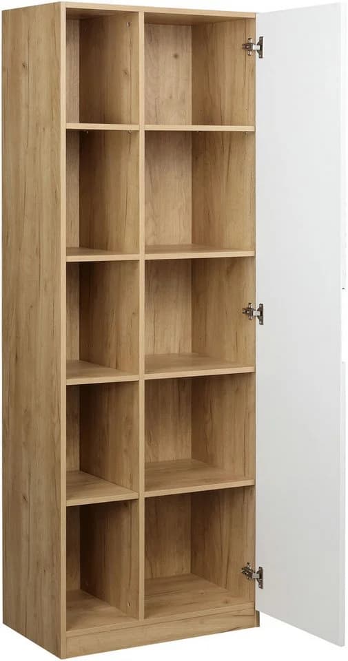 OTTO HOME Lund Aktenschrank Weiß Hochglanz 10 Fächer - Bild 5