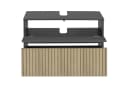 Home Affaire Wisla Waschbeckenunterschrank Anthrazit Eiche Push-to-open Bild 4