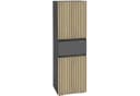Midischrank Wisla Home Affaire Anthrazit Eiche Struktur Bild 3
