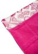 LASCANA Strandtuch Pink/Weiß 100% Baumwolle mit Tasche Bild 5