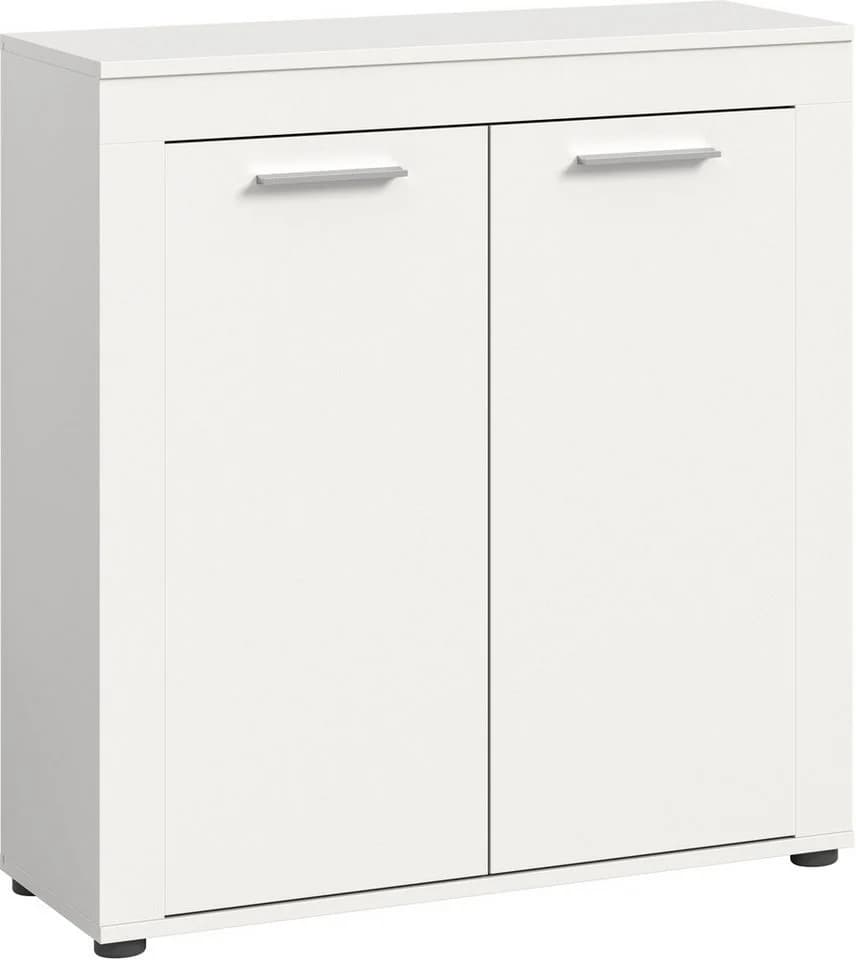 Home Affaire Highboard Aosta Weiß 2 Türen 3 Fächer - Bild 2