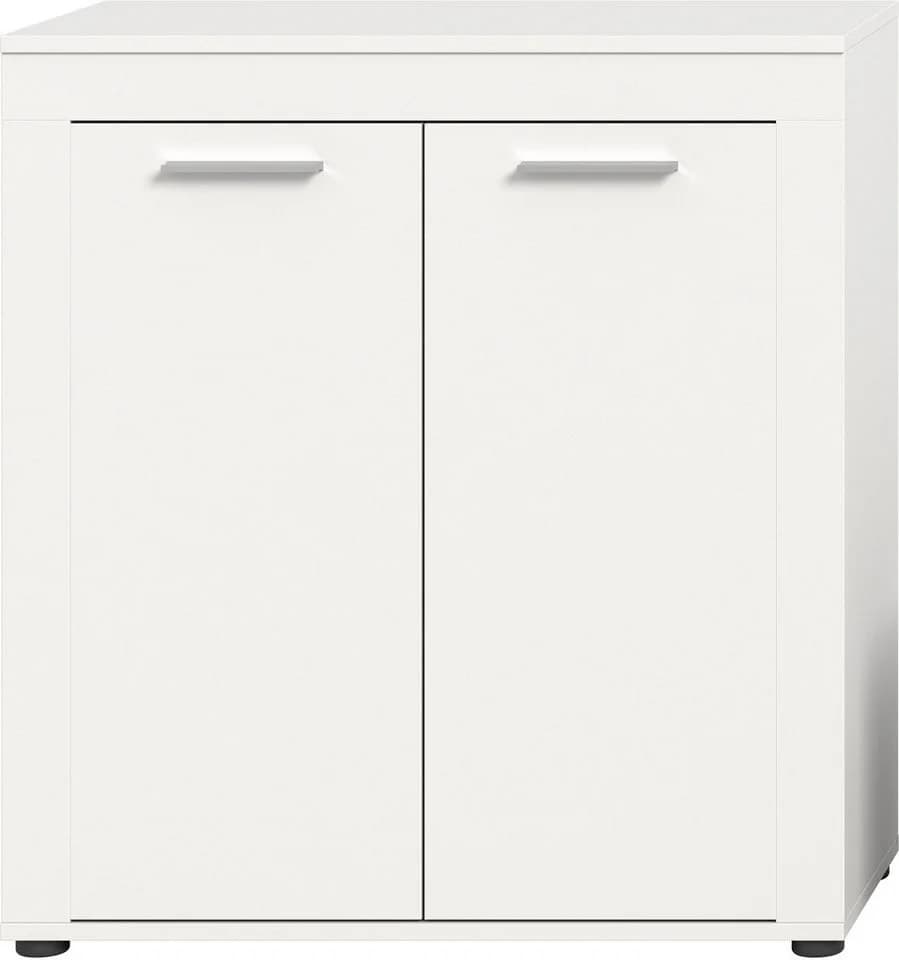Home Affaire Highboard Aosta Weiß 2 Türen 3 Fächer - Bild 3