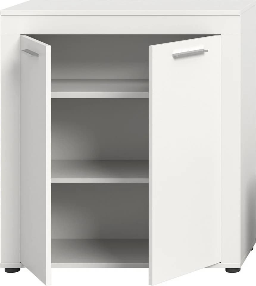 Home Affaire Highboard Aosta Weiß 2 Türen 3 Fächer - Bild 4