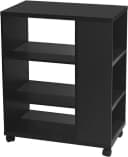 OTTO HOME LOKVE Rollwagen Schwarz 6 Fächer Rollen Feststellbar Bild 2
