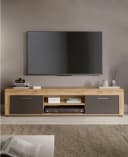 HOME AFFAIRE Lowboard AOSTA Grau Wotan Eiche 160cm Bild 1