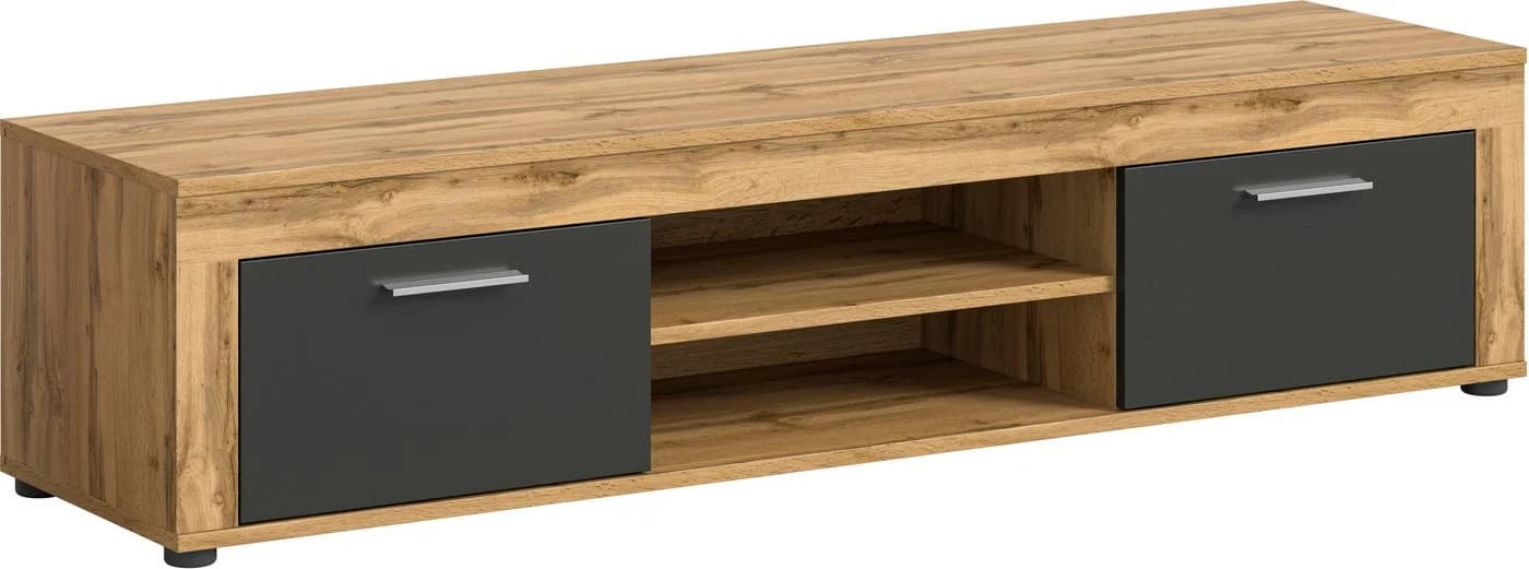 HOME AFFAIRE Lowboard AOSTA Grau Wotan Eiche 160cm - Bild 2