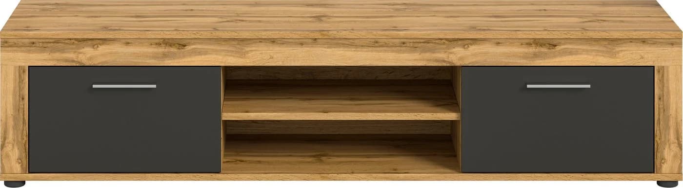 HOME AFFAIRE Lowboard AOSTA Grau Wotan Eiche 160cm - Bild 3