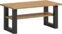 HOME AFFAIRE Couchtisch Rail Grau Eiche Nachbildung mit Ablageboden Bild 2