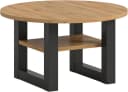 HOME AFFAIRE Couchtisch Rail Grau Eicheoptik mit Ablageboden Bild 2