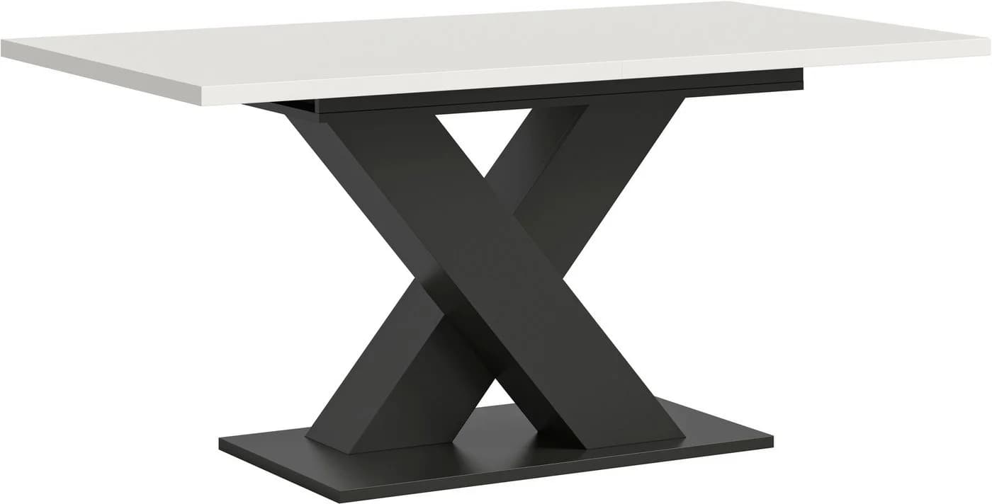 Home affaire Esstisch Motus Grau/Weiß Ausziehbar X-Gestell - Bild 2