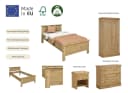 OTTO HOME Massivholzbett Indra Landhausstil Kiefer Beige Bild 3