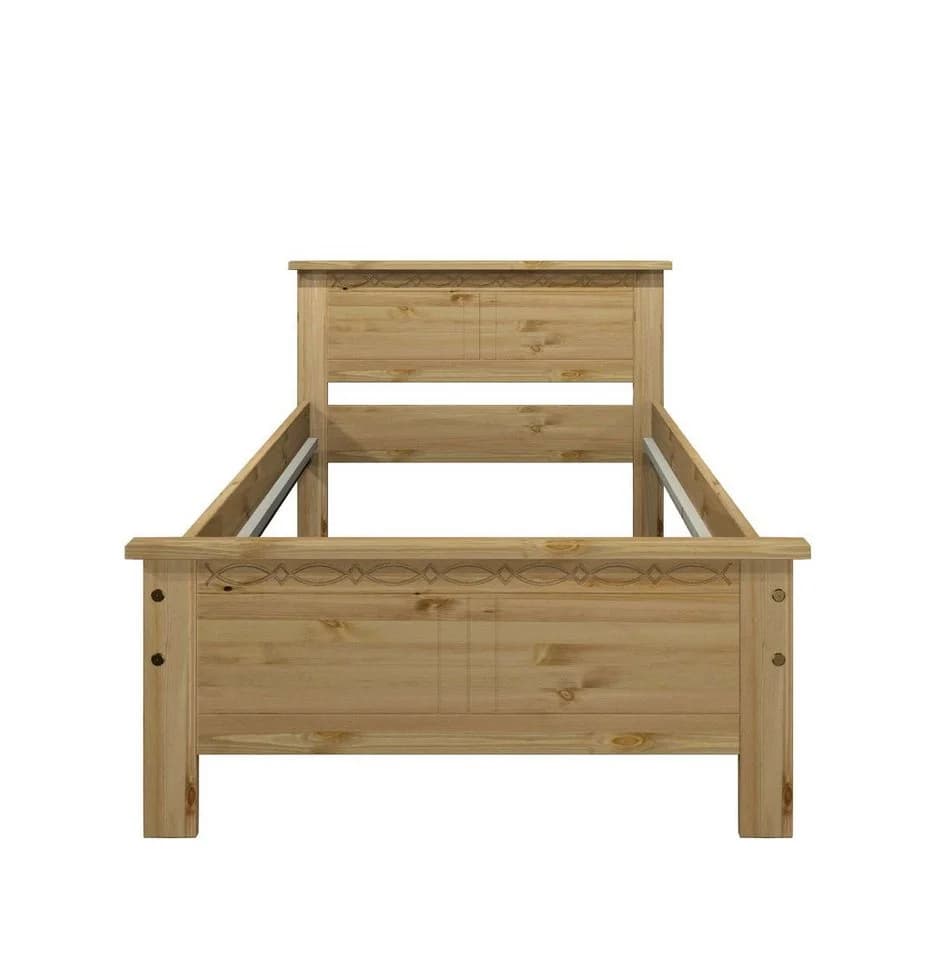 OTTO HOME Massivholzbett Indra Landhausstil Kiefer Beige - Bild 5