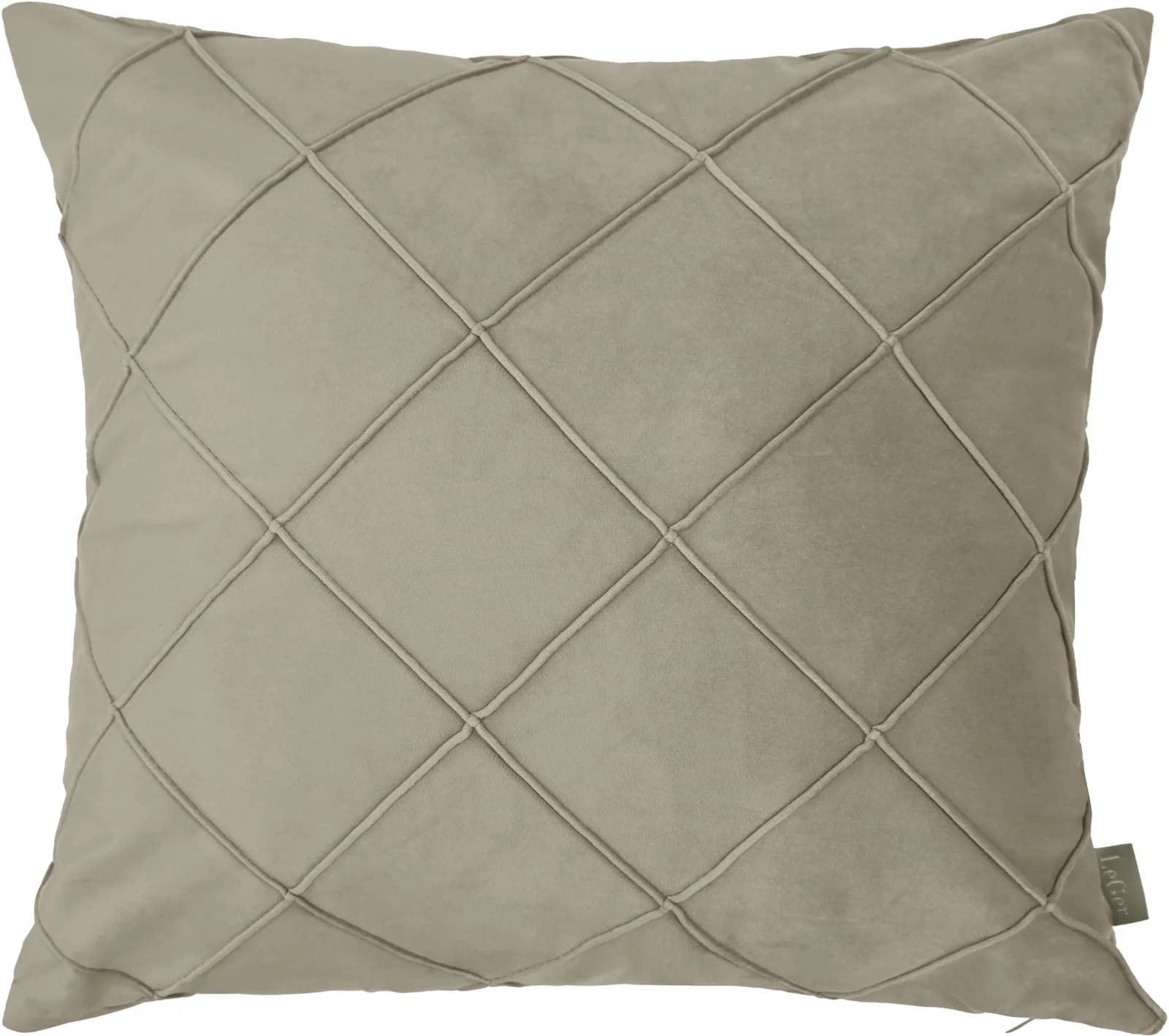 LEGER HOME Dekokissen Samt Ladina Beige 50x50cm - Bild 5