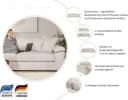 HOME AFFAIRE Polsterhocker Soft&Cosy XL Dunkelgrün Cord Bild 1
