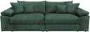 HOME AFFAIRE Big-Sofa Soft&Cosy XL Dunkelgrün Cord Bild 1