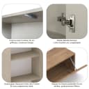 HOME AFFAIRE Infinity Garderoben-Set 4tlg. Braun Holzstruktur Bild 3