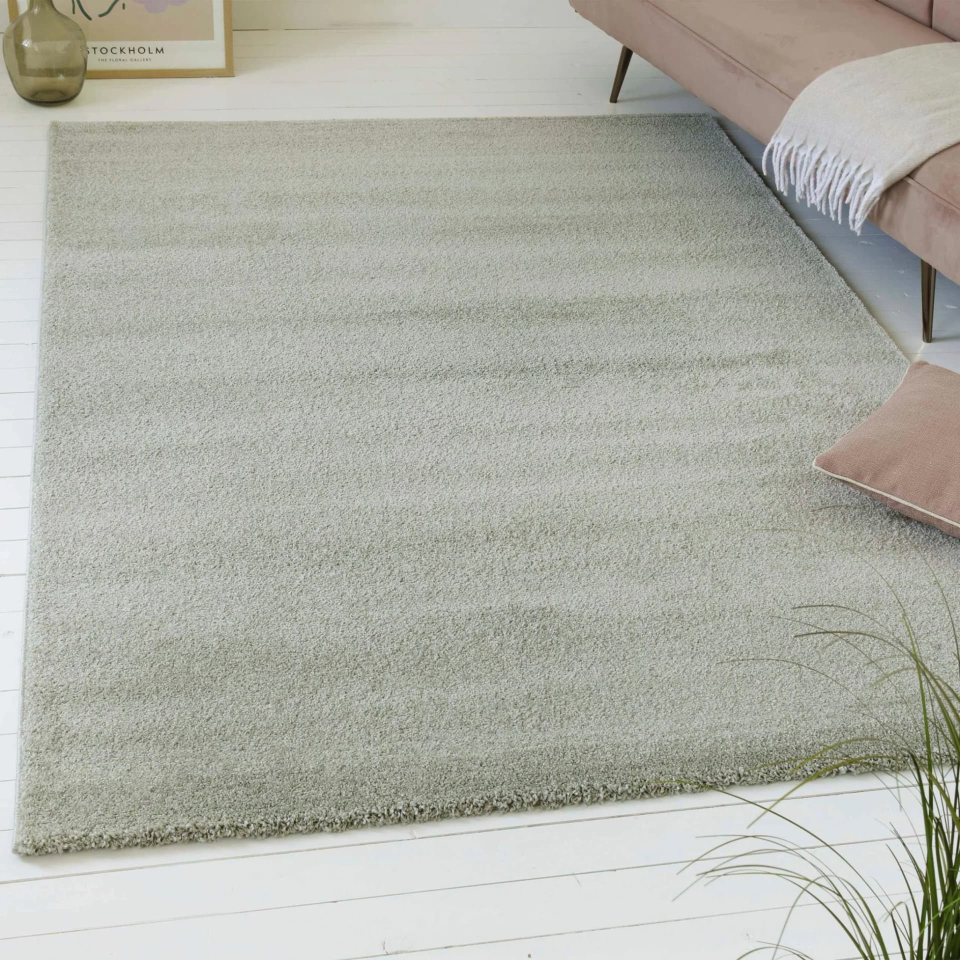OTTO HOME Chanley Teppich Grün Polypropylen