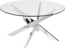 Couchtisch OTTO HOME Luzie Glas Metall Silber Schwarz Bild 2