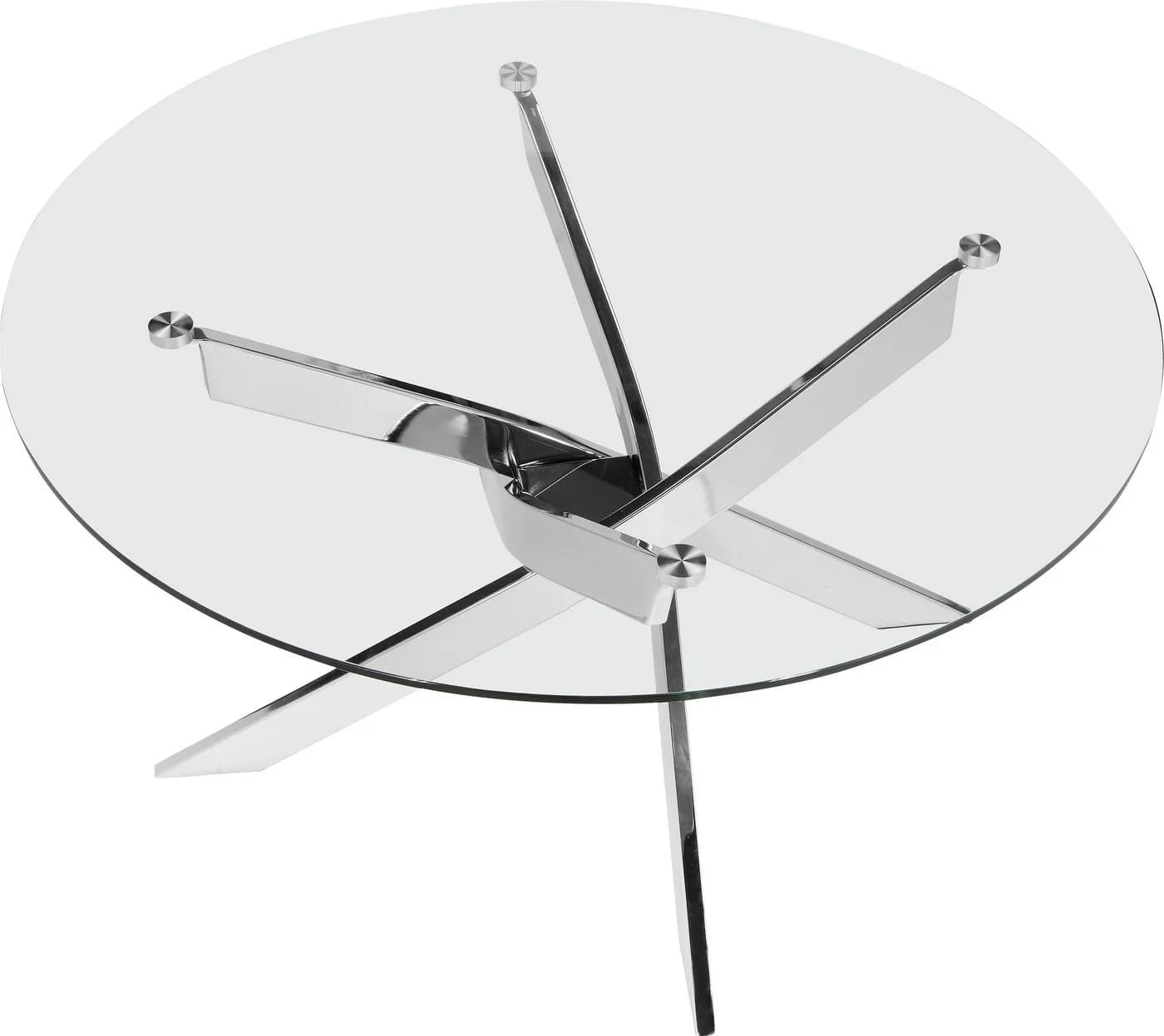 Couchtisch OTTO HOME Luzie Glas Metall Silber Schwarz - Bild 3