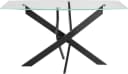 Esstisch OTTO HOME Kairi Schwarz Glas Metallgestell Bild 2