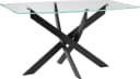 Esstisch OTTO HOME Kairi Schwarz Glas Metallgestell Bild 3